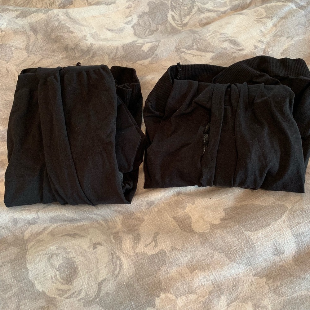 Set of two opaque spanx maternity tights